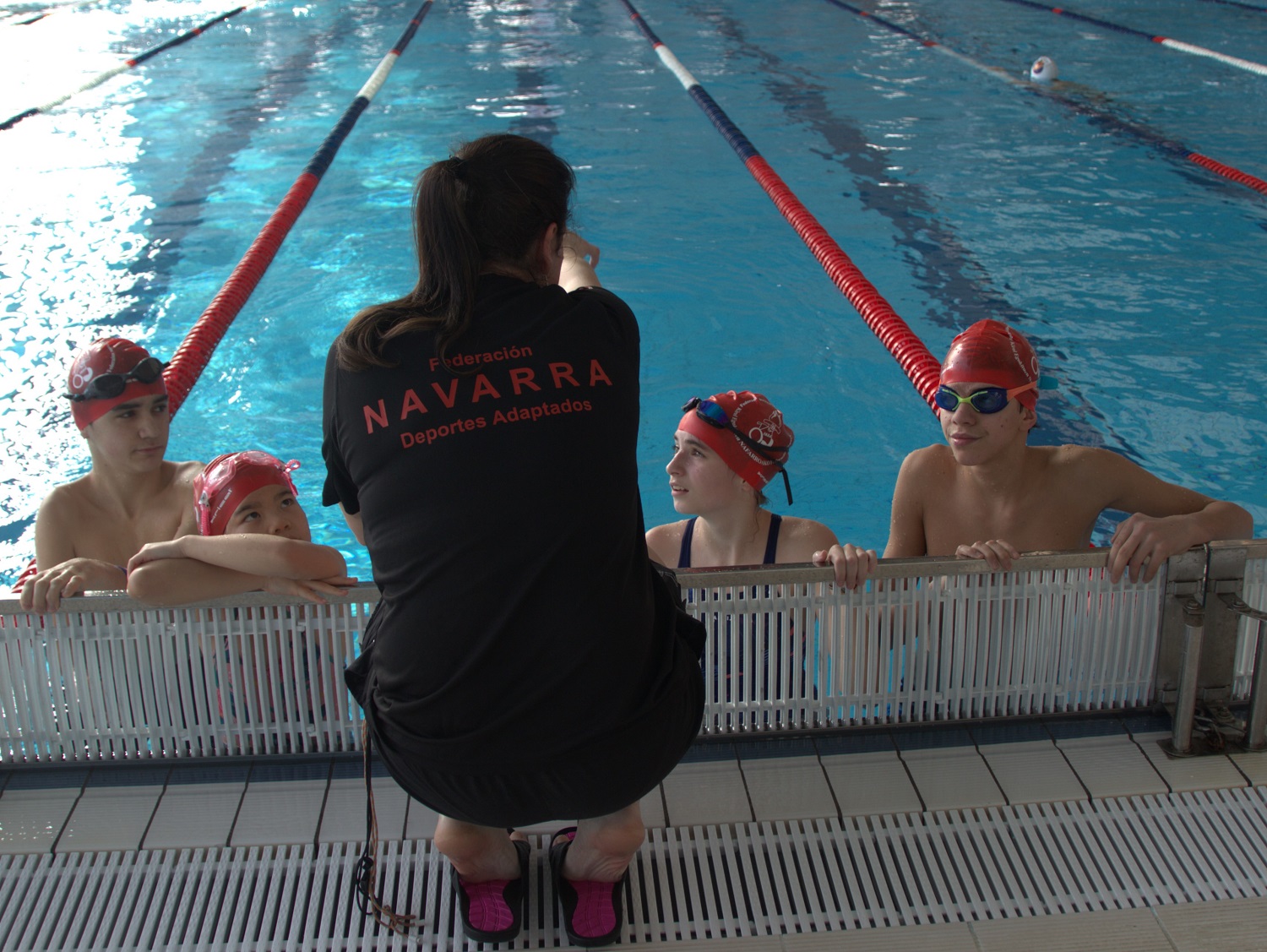 La cantera de la natación adaptada navarra tiene buen futuro